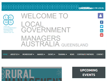 Tablet Screenshot of lgmaqld.org.au